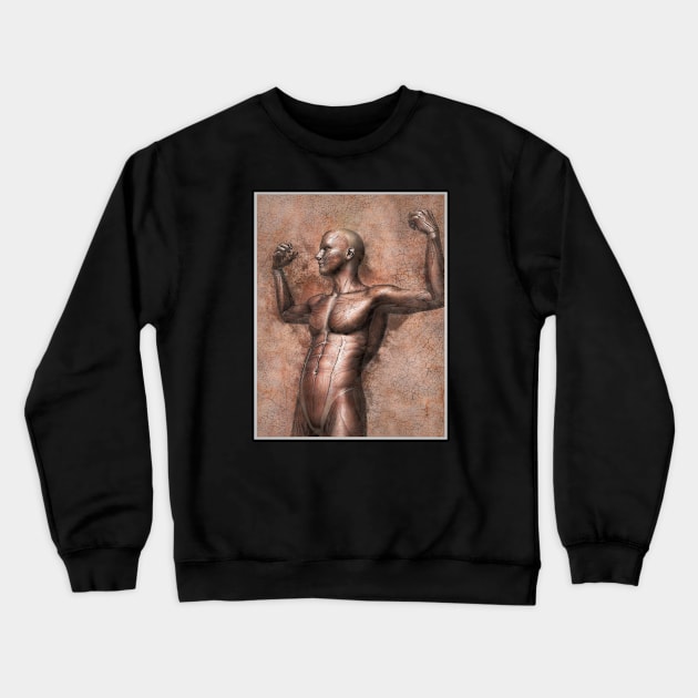 Human Anatomy Crewneck Sweatshirt by Blind Man Studio